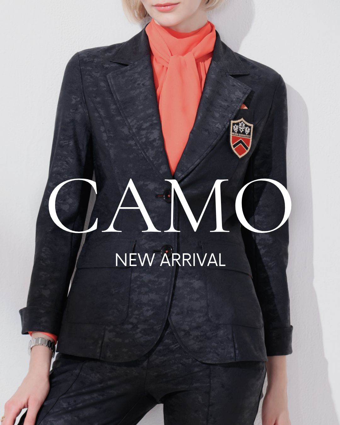 WITH MY SOUL CAMOUFLAGE PANTS SUIT