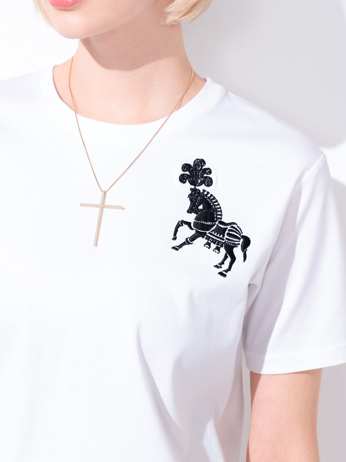 刺繍Tシャツ detail 1