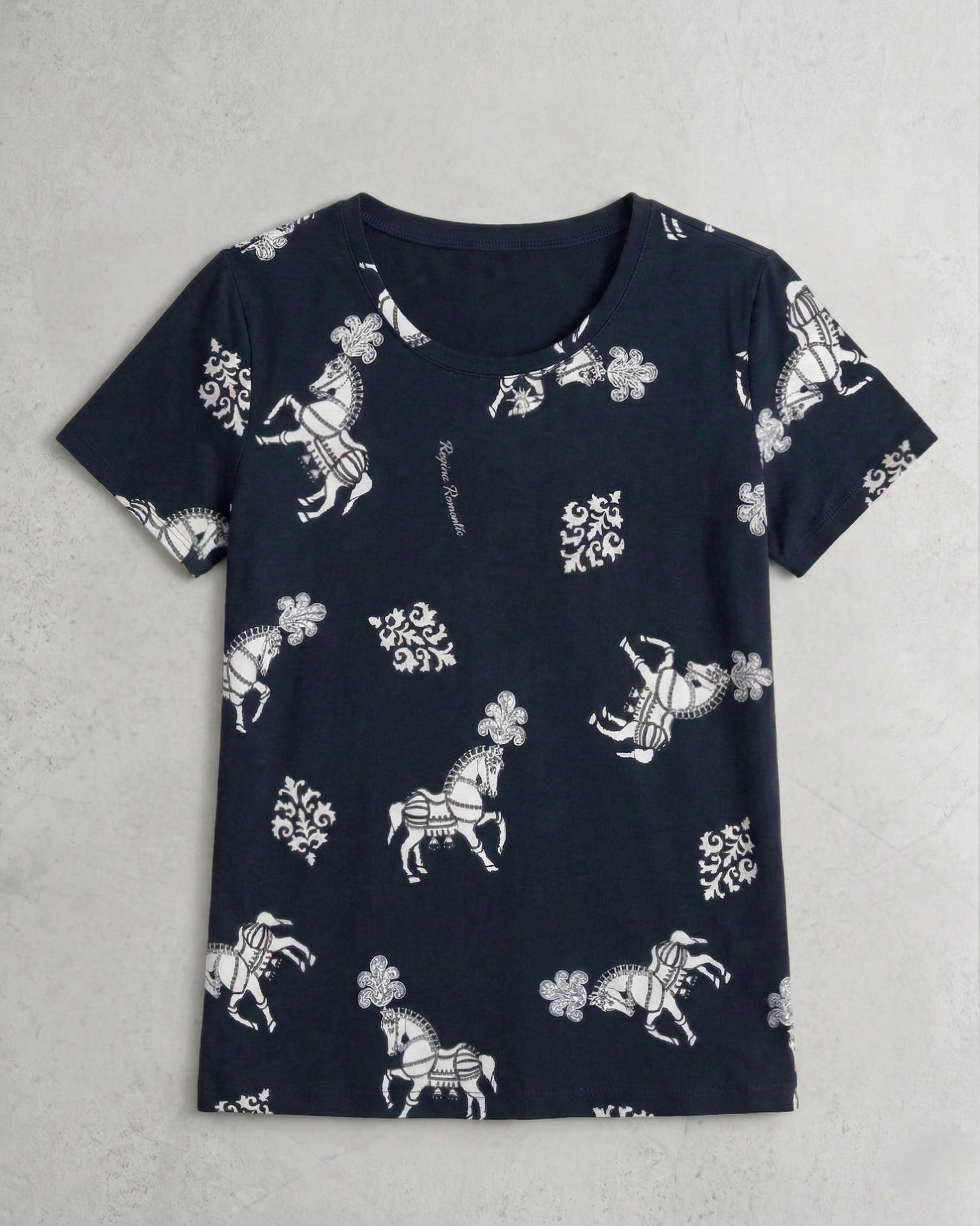 ホースプリントTシャツ