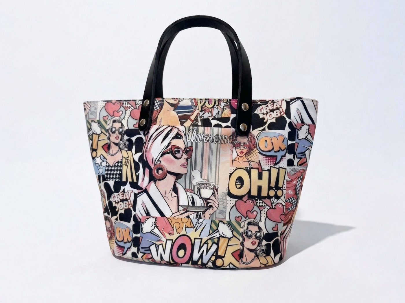 アメコミ柄トートBAG