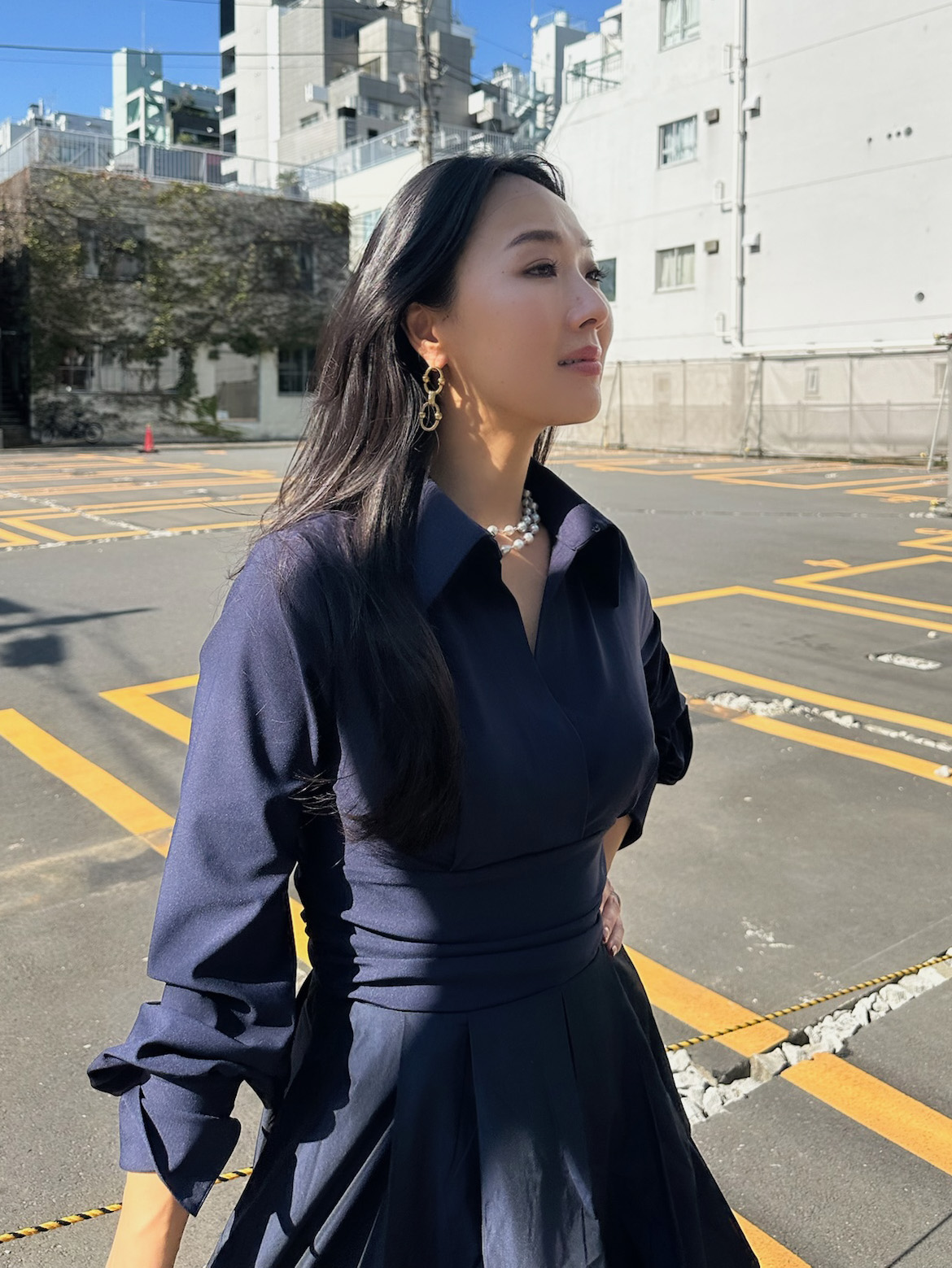 TIFFANY バルーンワンピース 着用イメージ1